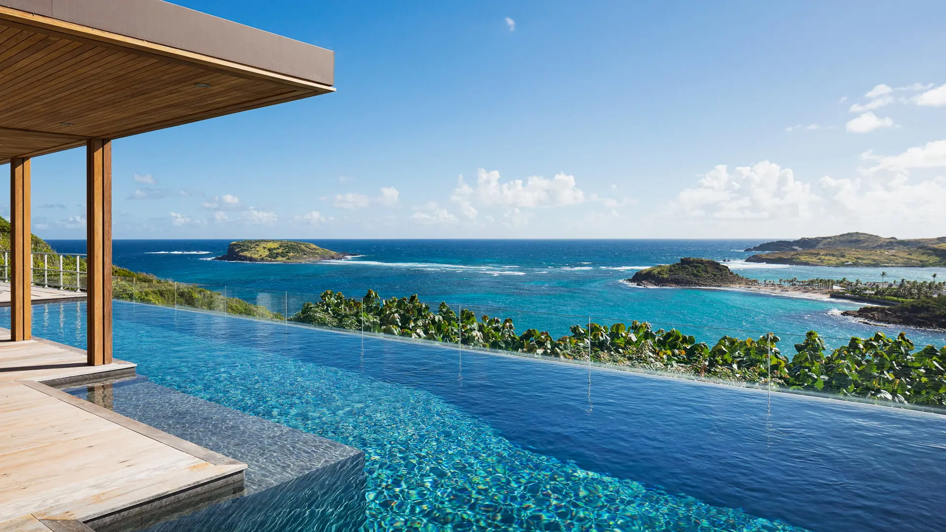 Aum, piscine et terrasse, Saint-Barthélemy