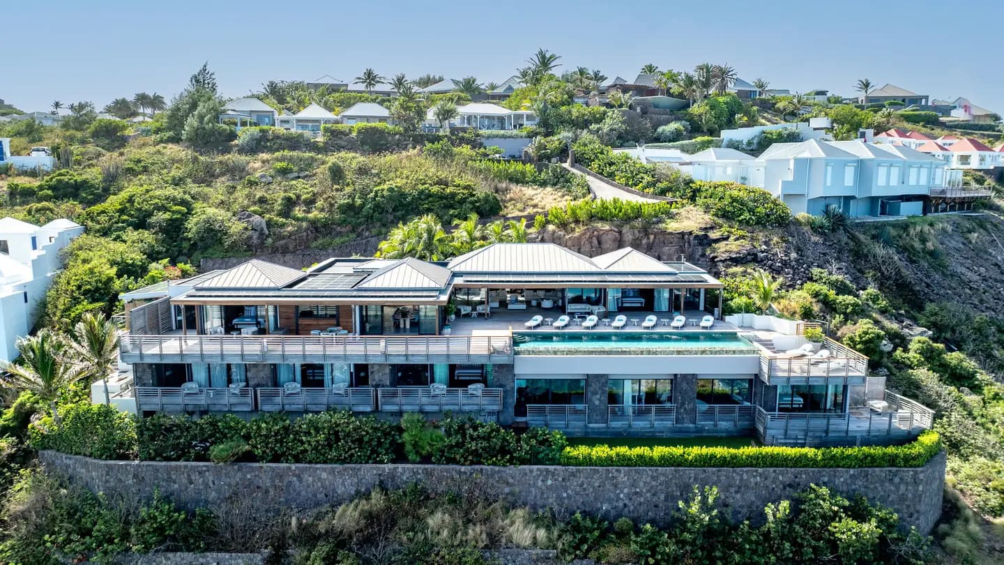 Brahama, vue aérienne, Saint-Barthélemy