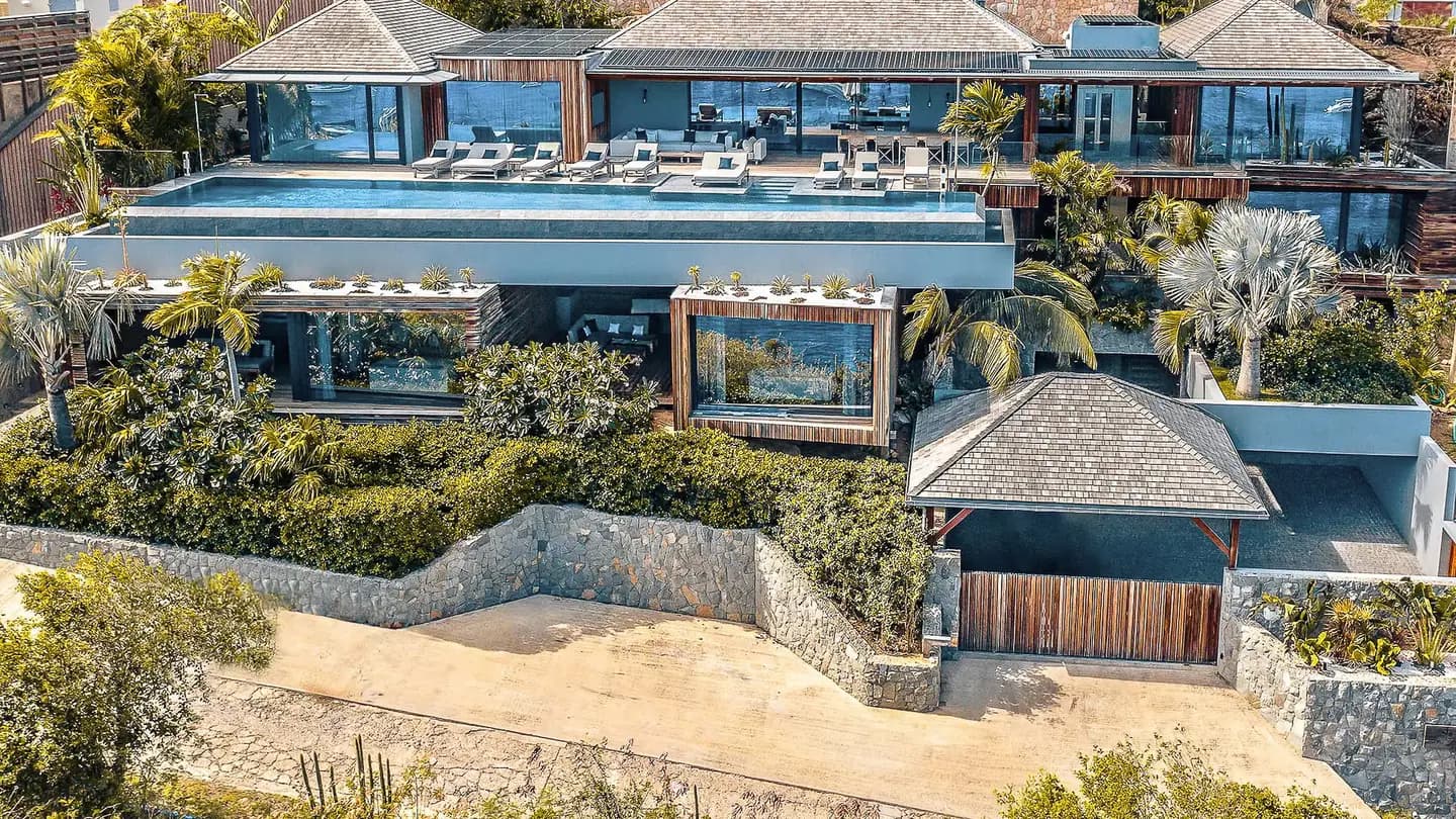 June, vue aérienne, Saint-Barthélemy