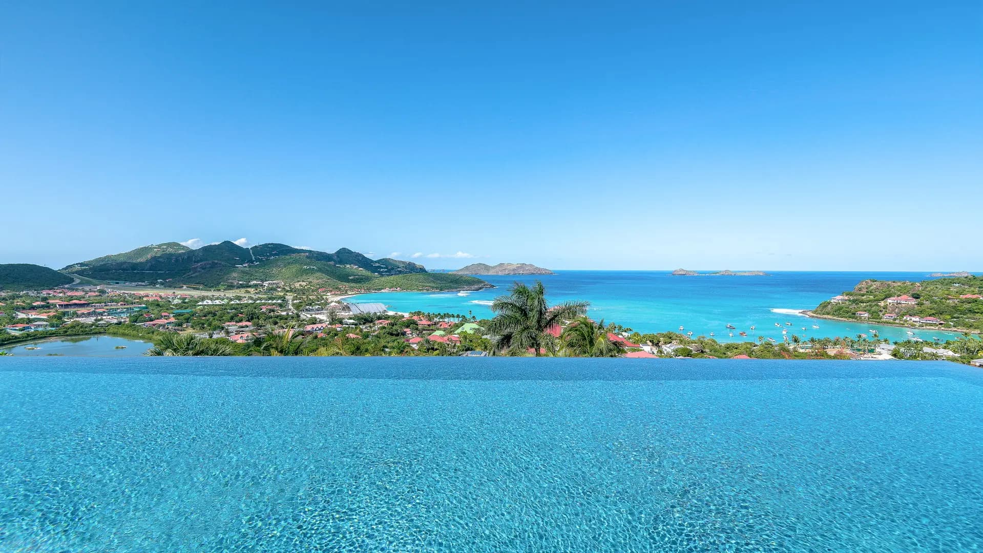 Neo, piscine et terrasse, Saint-Barthélemy