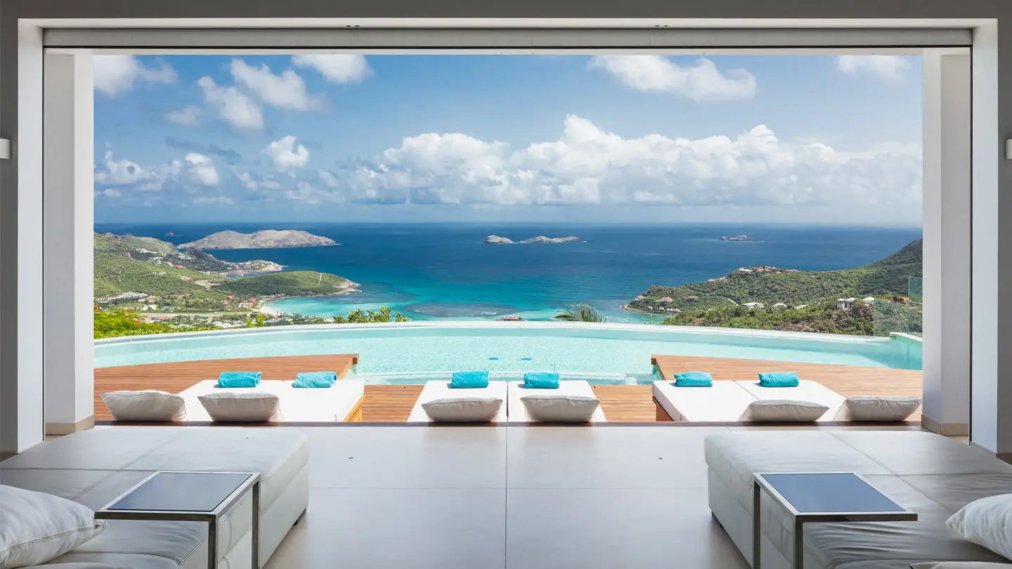 Villa 3H, salon, Saint-Barthélemy