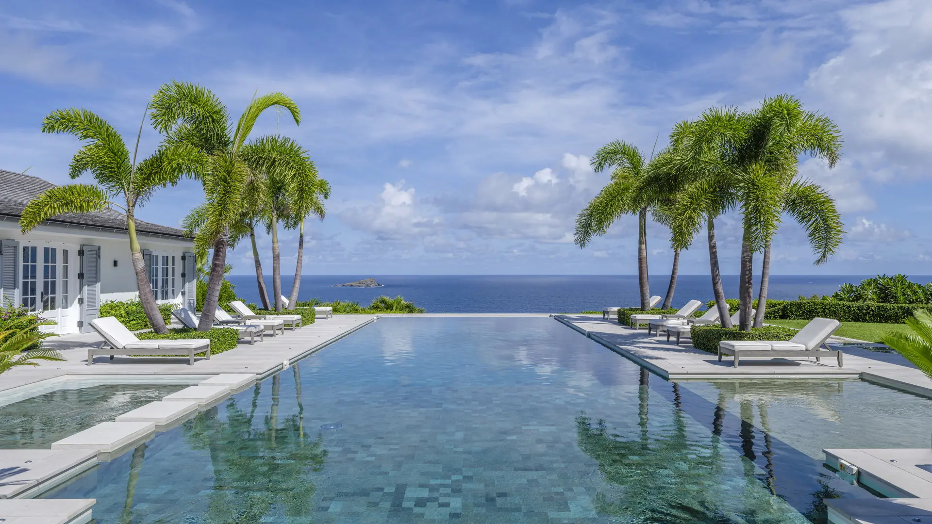 Antares, piscine et terrasse, Saint-Barthélemy