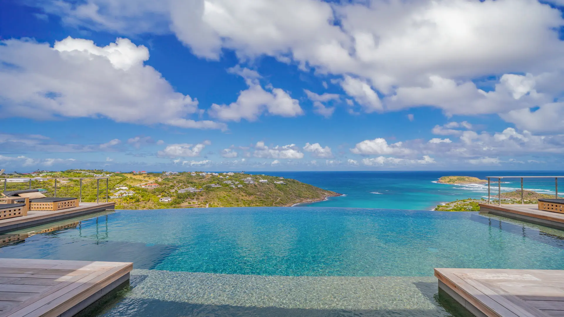 Jade, piscine et terrasse, Saint-Barthélemy